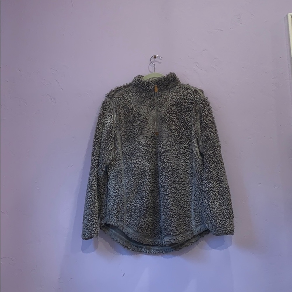 Fuzzy trendy jacket